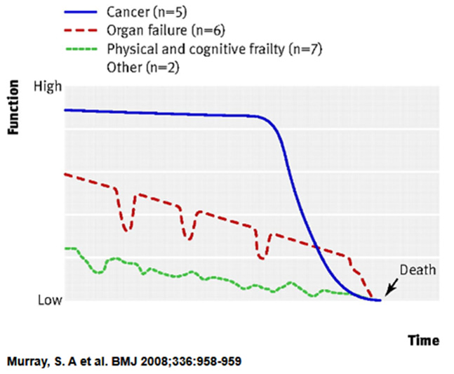 End of life trajectories